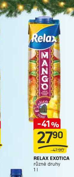 RELAX EXOTICA různé druhy 1l
