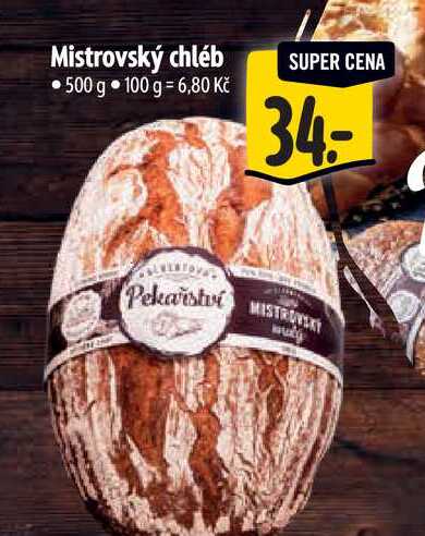 Mistrovský chléb 500 g