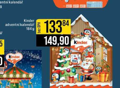 Kinder adventní kalendář 184 g