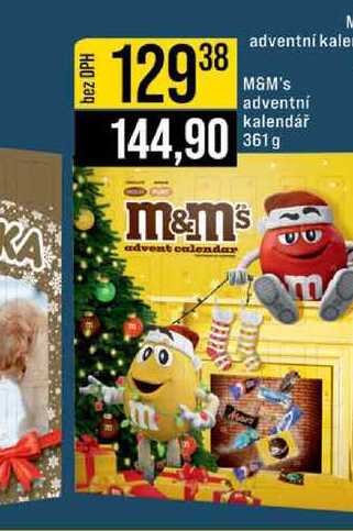 M&M's adventní kalendář 361g 
