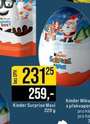 Kinder Surprise Maxi 220g