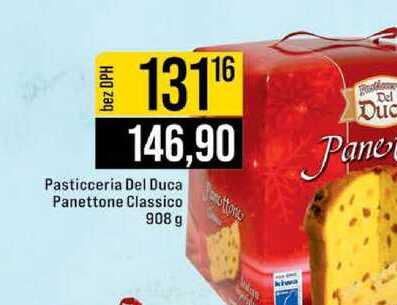 Pasticceria Del Duca Panettone Classico 908 g 