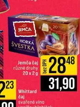 Jemča čaj různé druhy 20x2g 