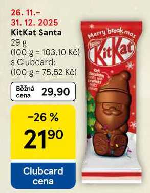 KitKat Santa, 29 g