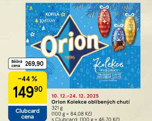 Orion Kolekce oblíbených chutí, 321 g  
