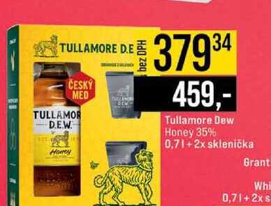 Tullamore Dew Honey 35% 0,7l+2x sklenička