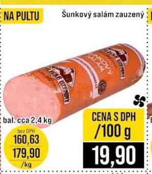 Šunkový salám zauzený 100g