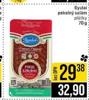 Gyulai pekelný salám plátky 70g