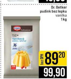 Dr. Oetker pudink bez lepku vanilka 1kg