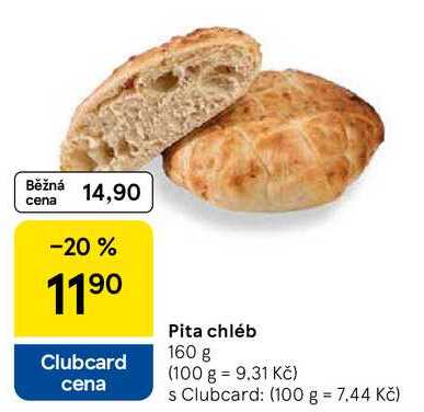 Pita chléb, 160 g