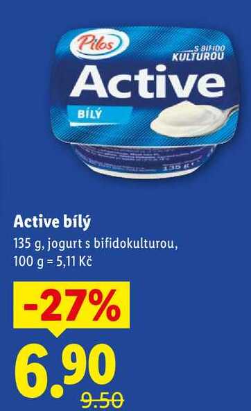 Active bílý, 135 g