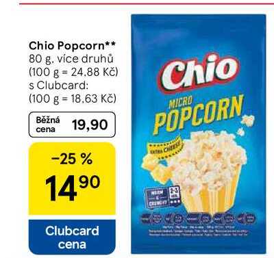 Chio Popcorn, 80 g