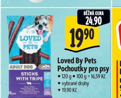 Loved By Pets Pochoutky pro psy 120 g
