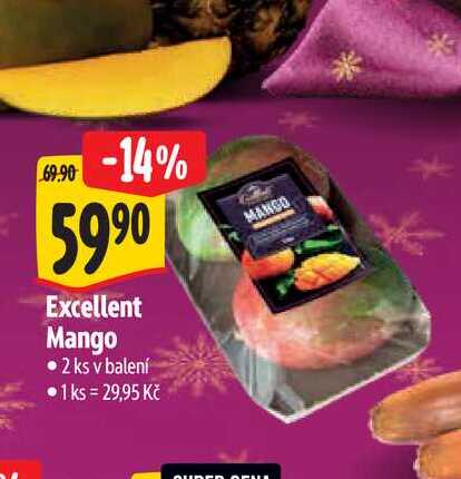   Excellent Mango 2 ks 