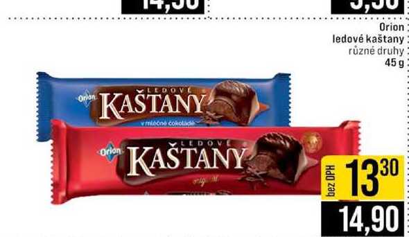 Orion ledové kaštany různé druhy 45 g