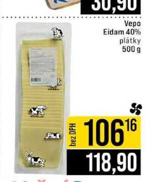 Vepo Eidam 40% plátky 500 g