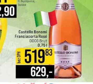 Castello Bonomi Franciacorta Rosé DOCG Brut 0,75l