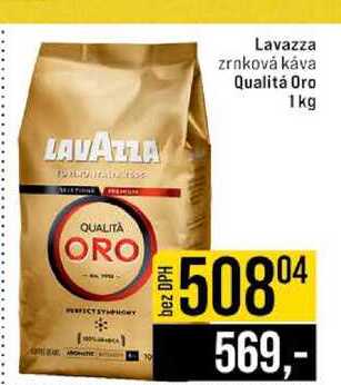 Lavazza zrnková káva Qualitá Oro 1kg
