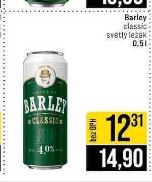 Barley classic světlý ležák 0,5l