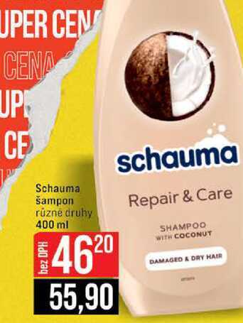 Schauma šampon různé druhy 400 ml 