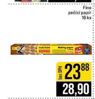 Fino pečici papír 16 ks