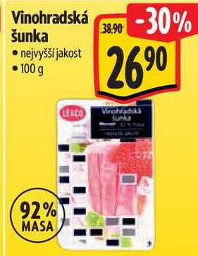 Vinohradská šunka, 100 g