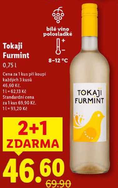 Tokaji Furmint, 0,75 l