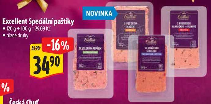 Excellent Speciální paštiky, 120 g