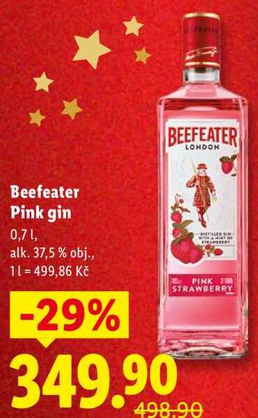 Beefeater Pink gin, 0,7 l