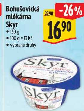 Bohušovická mlékárna Skyr, 130 g