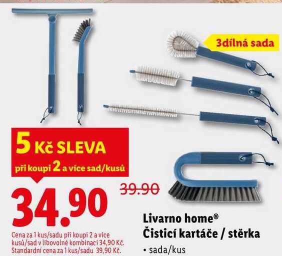 Livarno home® Čisticí kartáče/stěrka