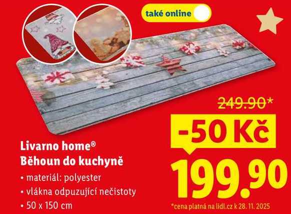 Livarno home® Běhoun do kuchyně 