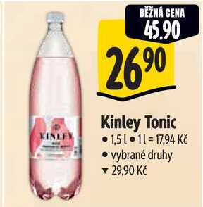 Kinley Tonic, 1,5 l