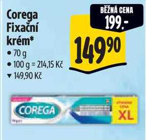 Corega Fixační krém, 70 g  