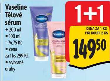 Vaseline Tělové sérum, 200 ml
