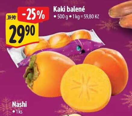 Kaki balené, 500 g