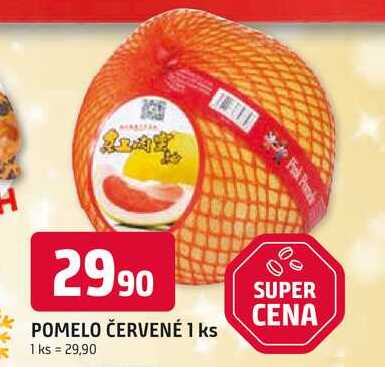 POMELO ČERVENÉ 1 ks