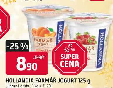 HOLLANDIA FARMÁŘ JOGURT 125 g