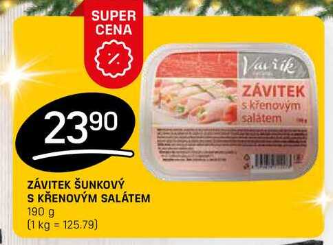 ZÁVITEK ŠUNKOVÝ S KŘENOVÝM SALÁTEM 190 g