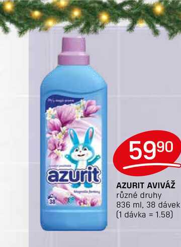 AZURIT AVIVÁŽ různé druhy 836 ml, 38 dávek