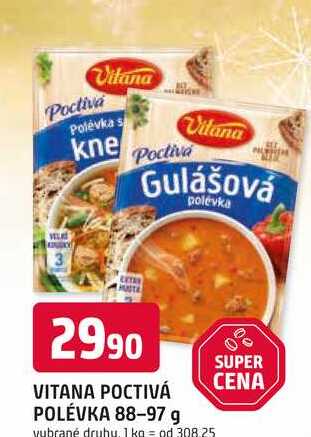 VITANA POCTIVÁ POLÉVKA 88-97 g