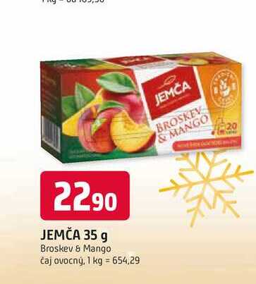 Jemča čaj ovocný s příchutí, různé druhy 35g