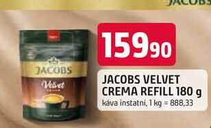 JACOBS VELVET CREMA REFILL 180 g