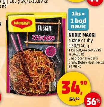 NUDLE MAGGI, 130/140 g