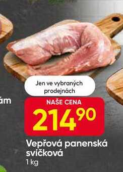 Vepřová panenská svíčková 1 kg