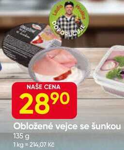 Obložené vejce se šunkou 135 g