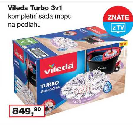 Vileda Turbo 3v1 1 ks