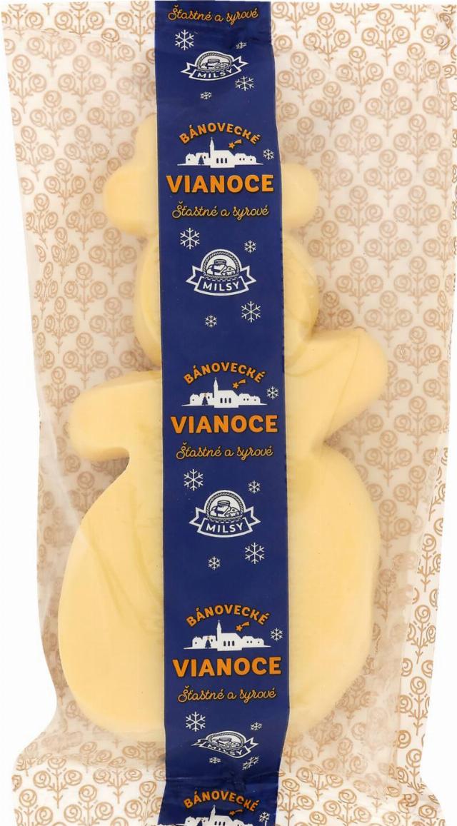 MILSY Vánoční sýr pařený uzený sýr