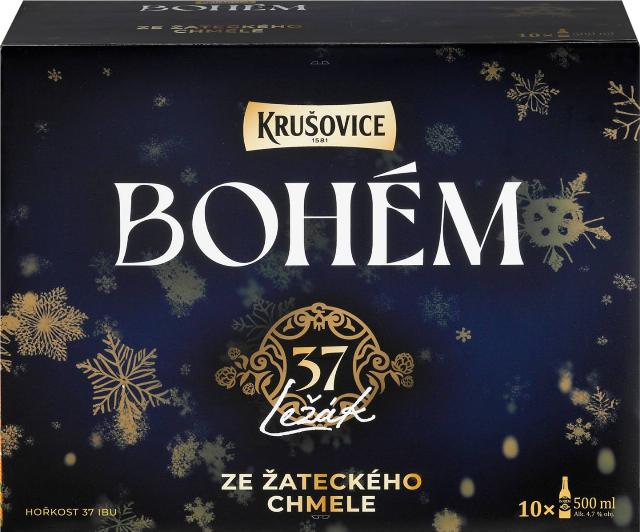 Krušovice Bohém Pivo Světlý ležák v akci
