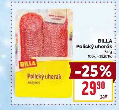 BILLA Polický uherák 75 g